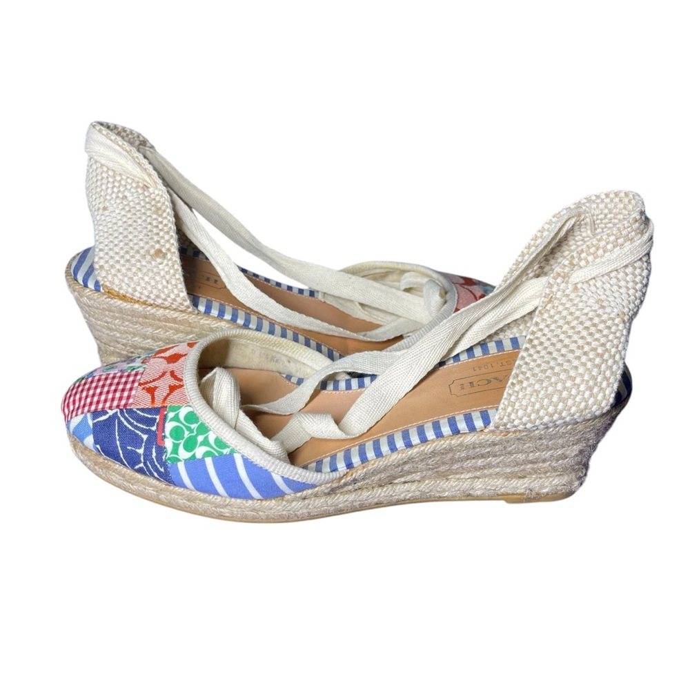 Coach Colorful Patchwork Espadrilles - image 2